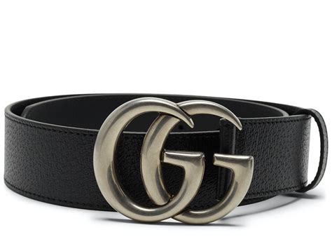 ssense womens gucci belt|Gucci: Black Thin Patent Double G Belt .